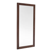 Amberlie - Modern Walnut Floor Mirror — view 4