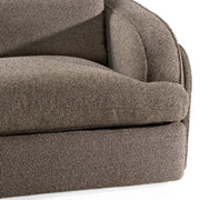 Ambler - Modern Brown Fabric Sofa w/ 2 Power Recliners — view 5