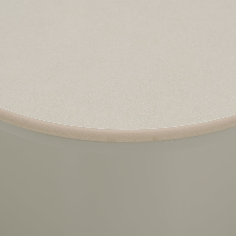 Anchor - Outdoor Grey Stone + Aluminum Coffee Table — view 3