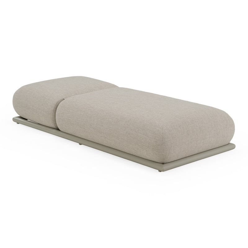 Anchor - Outdoor Grey Olefin Fabric Chaise — view 2