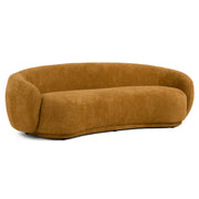 Andrew - Modern Orange Fabric Sofa Set — view 3