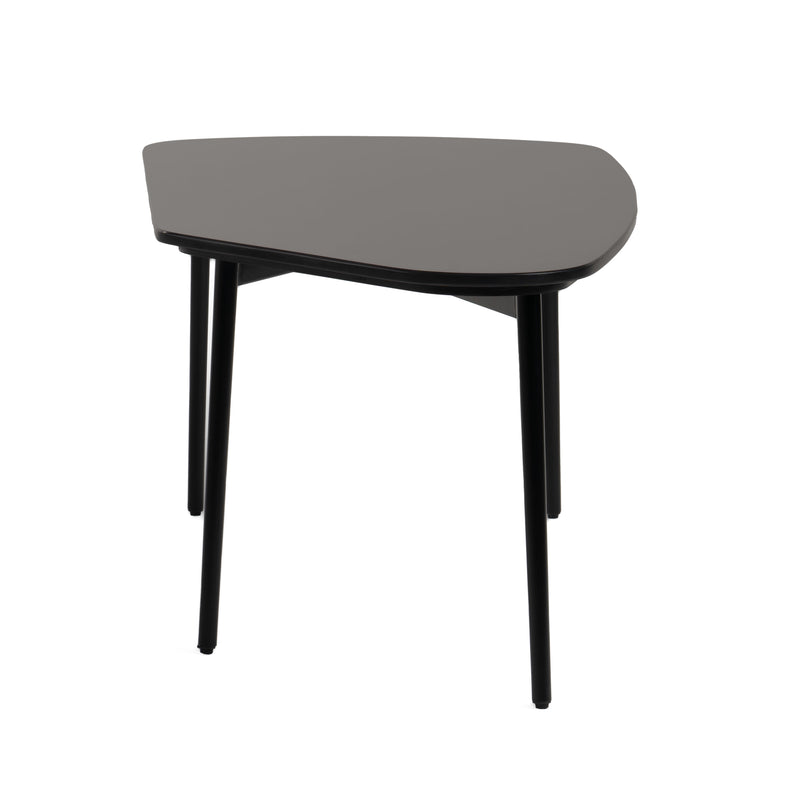 Andros - Black Marble + Black Metal Coffee Table — view 2