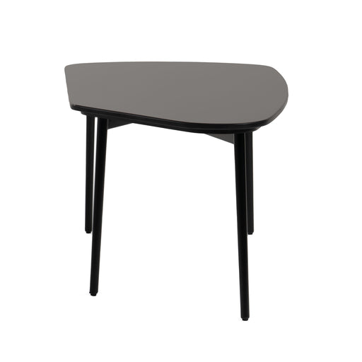 Andros - Black Marble + Black Metal Coffee Table — view 2