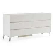 Angela - Italian Modern White Dresser — view 2