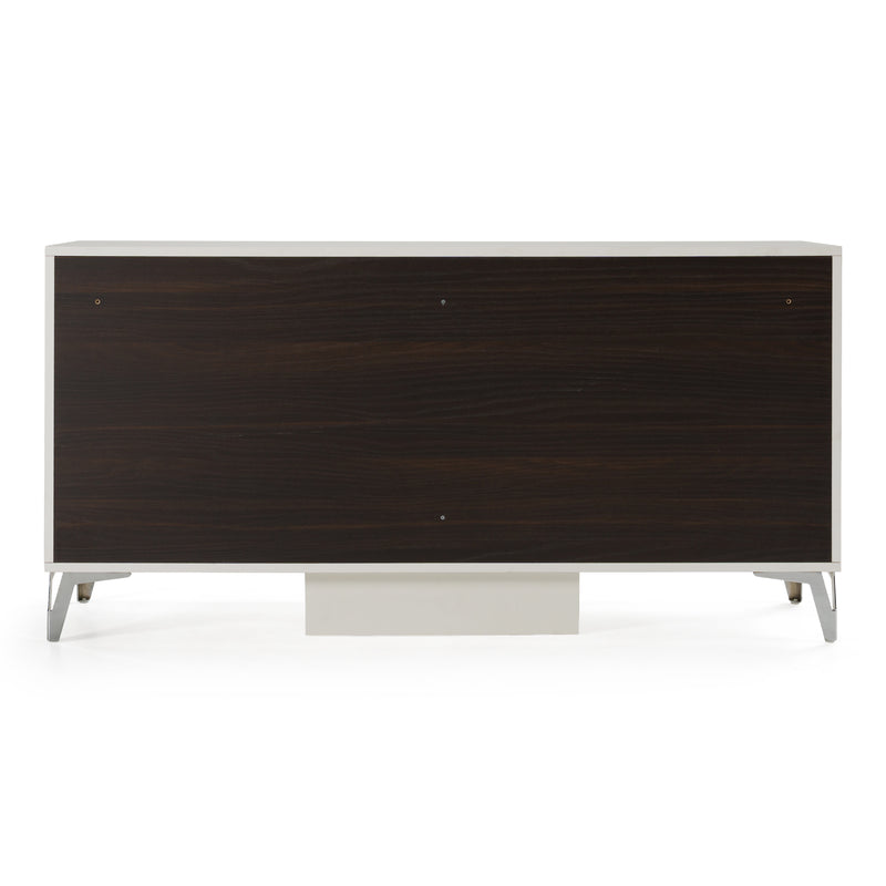 Angela - Italian Modern White Dresser — view 5