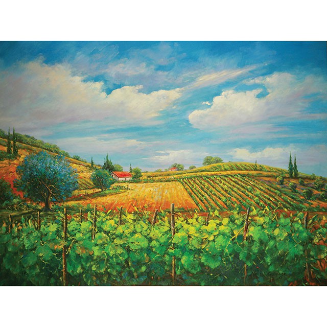 Summer In Napa Printed Canvas Painting - R&R Furniture Gallery (Fountain Valley, CA)