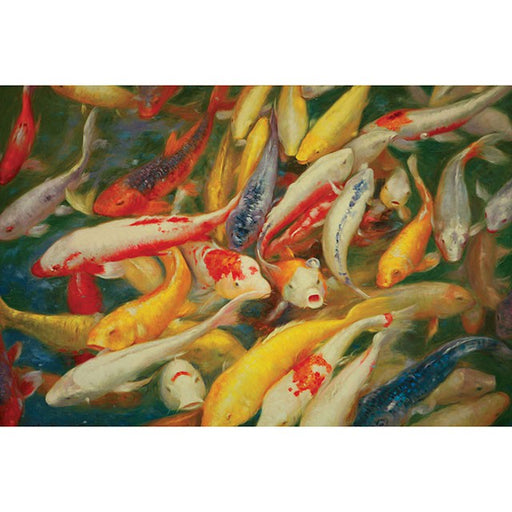 Koi Printed Canvas Painting - R&R Furniture Gallery (Fountain Valley, CA)