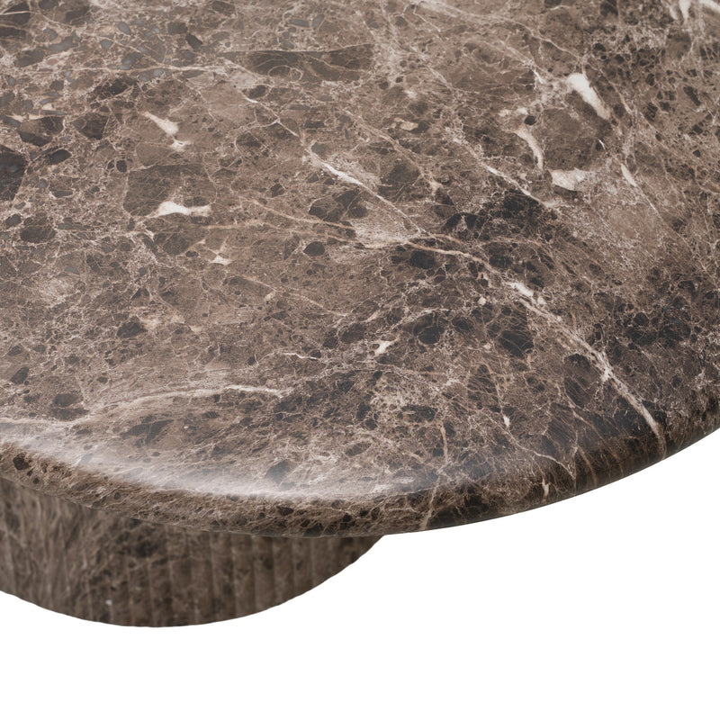 Ararat - Modern Faux Marble Concrete Coffee Table — view 4