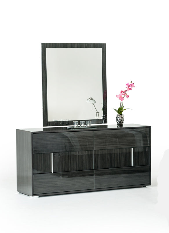 Ari Italian Modern Grey Dresser — view 3