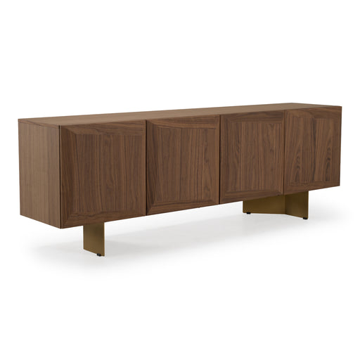 Artizan - Modern Walnut + Gold Buffet