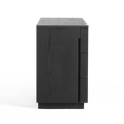 Aspen - Modern Matte Brown Ash & Silver Dresser — view 5
