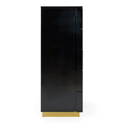 Aspen - Modern Black & Gold Wide Chest — view 2