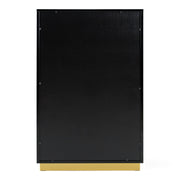 Aspen - Modern Black & Gold Wide Chest — view 3