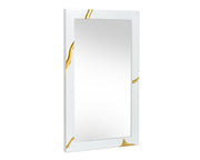 Aspen Modern White Mirror