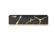 Aspen - Modern Black & Gold TV Stand — view 4