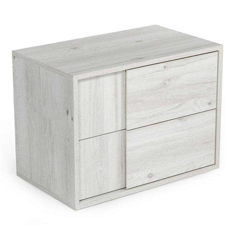 Asus - Modern Italian White 4-Piece Bedroom Set — view 4
