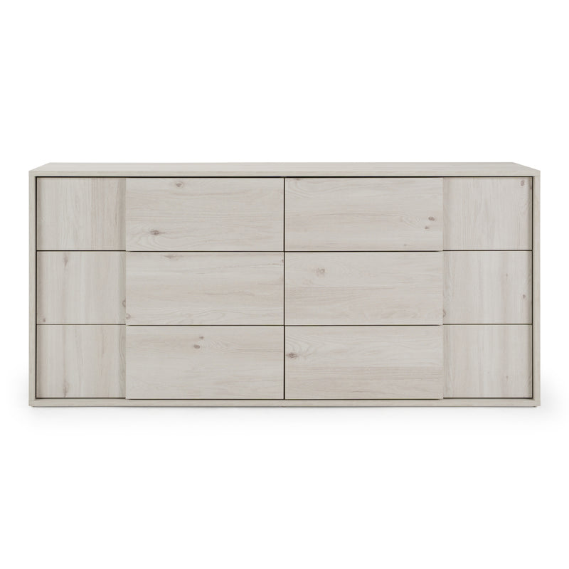 Asus - Italian Modern White Washed Oak Dresser — view 5
