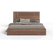 Asus - Italian Modern Walnut 4-Piece Bedroom Set — view 2