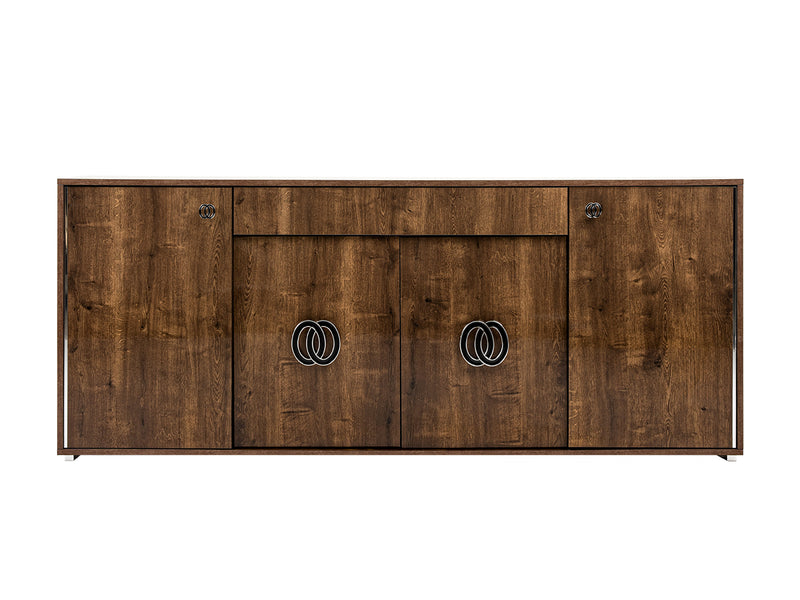 Athen Italian Modern 4-Door Buffet