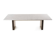 Auer - White Marble & Gold Dining Table — view 5