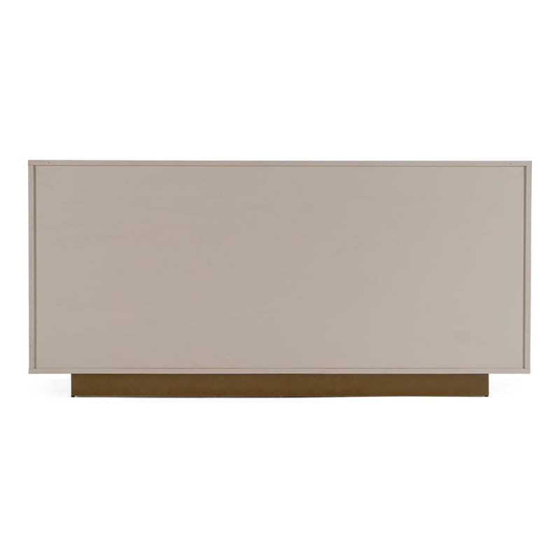 Auer - Mid-Century Modern Cream Ash + Gold Buffet — view 5