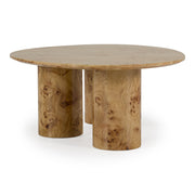 Avril - Modern Burl Freeform Coffee Table — view 2