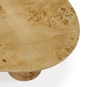 Avril - Modern Burl Freeform Coffee Table — view 3