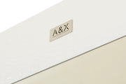 Regal - Modern White Crocodile Floor Mirror — view 3