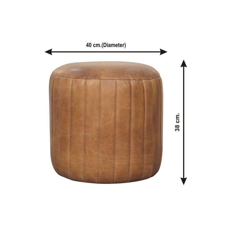 Buffalo - Footstool - Brown - R&R Furniture Gallery (Fountain Valley, CA)