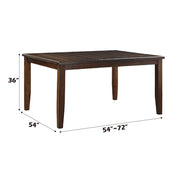 Urbana - Counter Height Table - Espresso - R&R Furniture Gallery (Fountain Valley, CA)