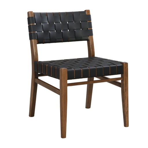 Modern Noble House side dining chair with sleek design, wooden legs, and upholstered seat in a contemporary style.