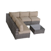 Seating Set With Cushions Handcrafted Wicker Design - R&R Furniture Gallery (Fountain Valley, CA)