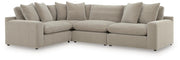 Benchcraft Maxton Heights stationary sectional sofa with plush cushions and modern design, perfect for contemporary living rooms.