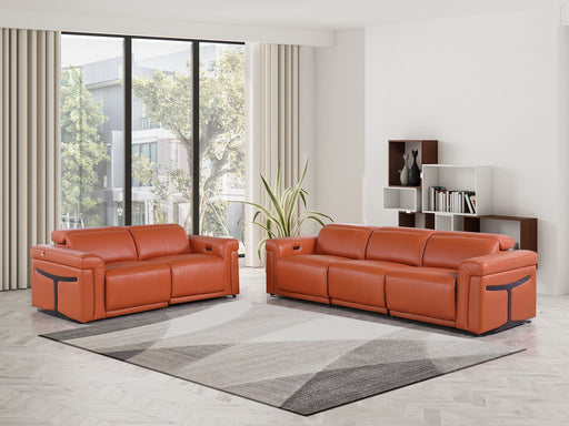 1126 - 5-Piece Modular Power Reclining Sofa And Loveseat Set In With 4 Power Recliners & Power Headrests - R&R Furniture Gallery (Fountain Valley, CA)