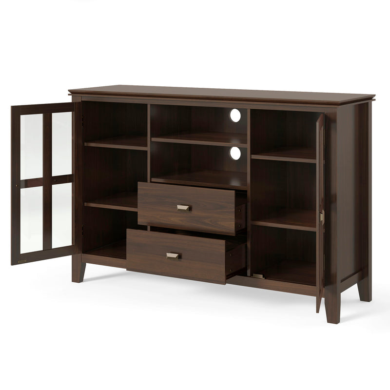 Artisan - Handcrafted Tall TV Media Stand - R&R Furniture Gallery (Fountain Valley, CA)
