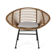 Cordella - Outdoor Woven Wicker Chairs With Cushions, (Set of 2) - R&R Furniture Gallery (Fountain Valley, CA)