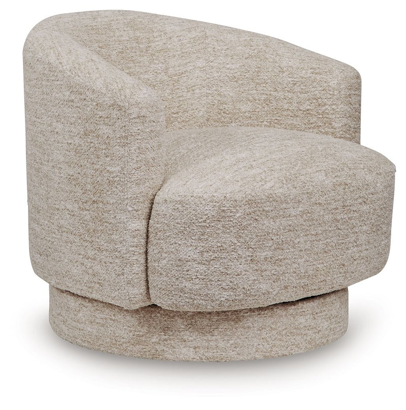 Wardsor - Swivel Chair - Stone - R&R Furniture Gallery (Fountain Valley, CA)