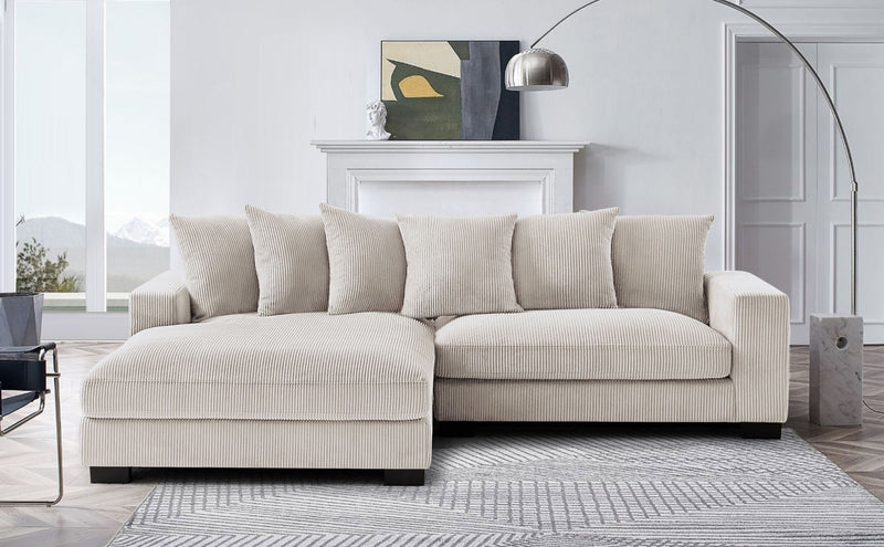 Luxe - Oversized 2 Piece Sectional Couches For Living Room, L Shaped Sofa With Chaise - R&R Furniture Gallery (Fountain Valley, CA)