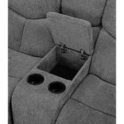 Kalen - Motion Sofa - Gray Chenille - R&R Furniture Gallery (Fountain Valley, CA)