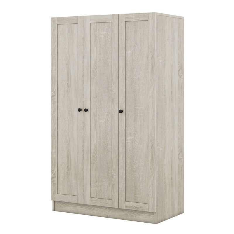 3 Door Shutter Wardrobe With Shelves - R&R Furniture Gallery (Fountain Valley, CA)