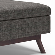 Owen - Upholstered Rectangular Storage Ottoman - R&R Furniture Gallery (Fountain Valley, CA)