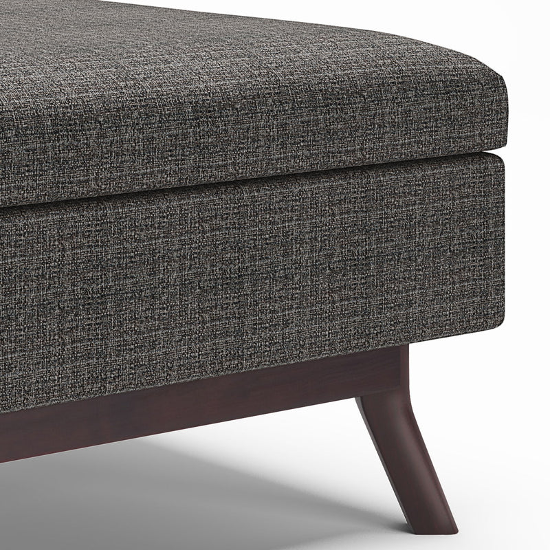 Owen - Upholstered Rectangular Storage Ottoman - R&R Furniture Gallery (Fountain Valley, CA)