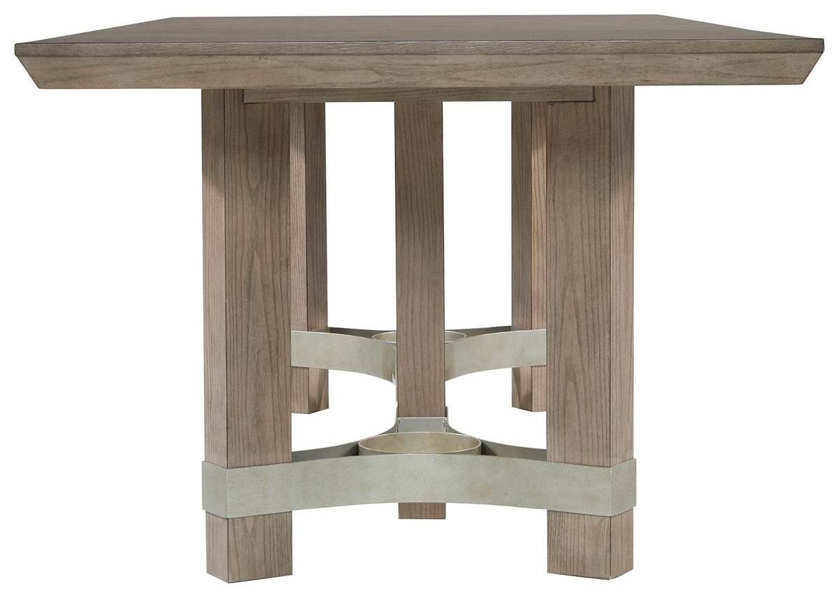 Chrestner - Rectangular Dining Room Table - Gray - R&R Furniture Gallery (Fountain Valley, CA)