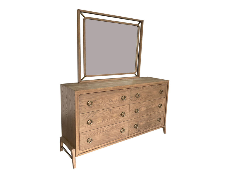 6 Drawer Dresser - Latte - R&R Furniture Gallery (Fountain Valley, CA)