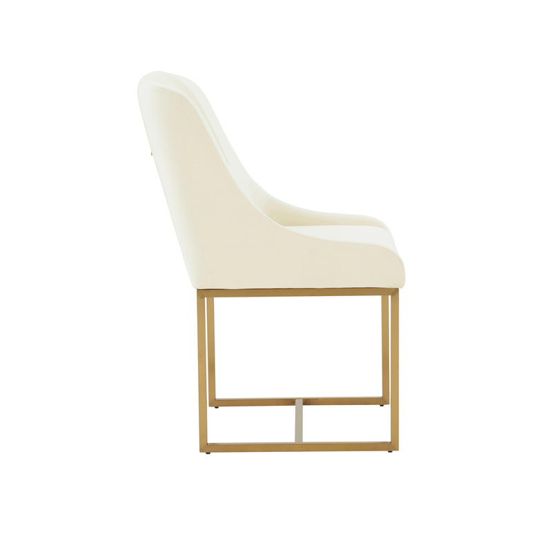 Lisa - Velvet Dining Chair - R&R Furniture Gallery (Fountain Valley, CA)