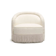 Pamela - Boucle Tassel Lounge Chair - R&R Furniture Gallery (Fountain Valley, CA)