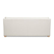 Ada - Flared Arm Contemporary Sofa With Lumbar Pillows - Flax White - R&R Furniture Gallery (Fountain Valley, CA)