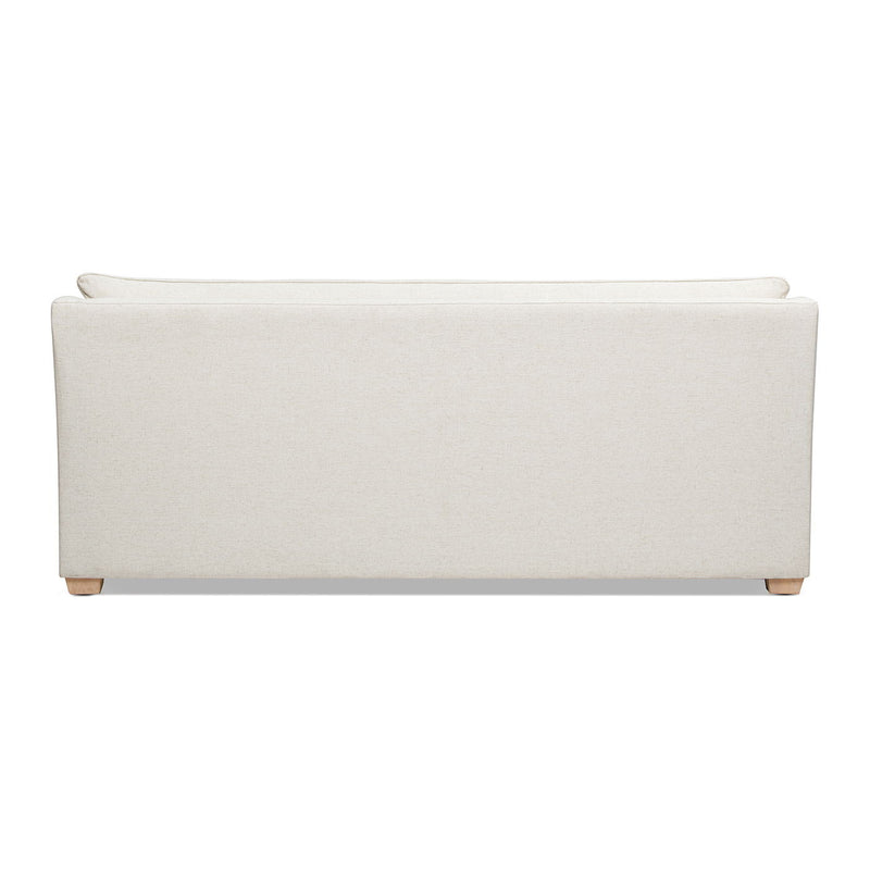 Ada - Flared Arm Contemporary Sofa With Lumbar Pillows - Flax White - R&R Furniture Gallery (Fountain Valley, CA)