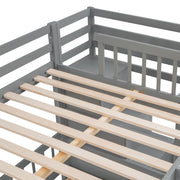 Bunk Bed With Desk, Drawers And Shelves - R&R Furniture Gallery (Fountain Valley, CA)