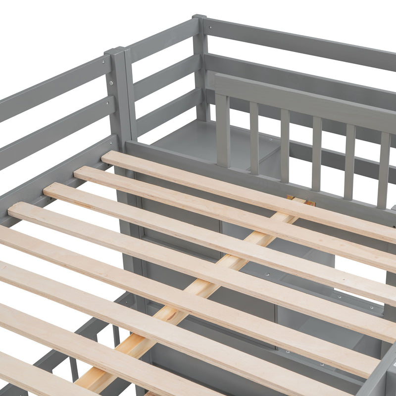 Bunk Bed With Desk, Drawers And Shelves - R&R Furniture Gallery (Fountain Valley, CA)
